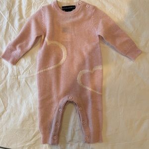 NWT Cashmere Heart Bodysuit